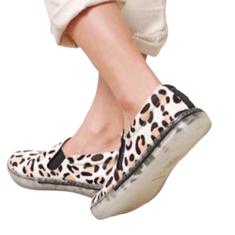 SENSO AGGIE II ANIMAL PRINT SLIPON LOAFER SNEAKERS 37